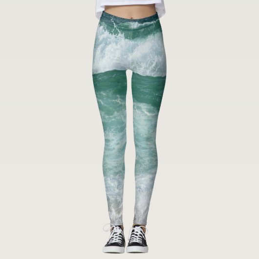 De Leggings van vrouwen de Moderne Golven van de S (Voorkant)