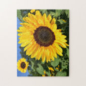 De Legpuzzel Fabriek Zangvogels Zonnebloem, Lent (Verticaal)