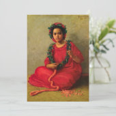 De Lei Maker van Theodore Wores Bedankkaart (Staand voorkant)