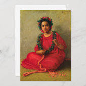 De Lei Maker van Theodore Wores Bedankkaart (Voorkant / Achterkant)