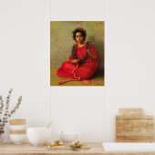 De Lei Maker van Theodore Wores Poster (Keuken)