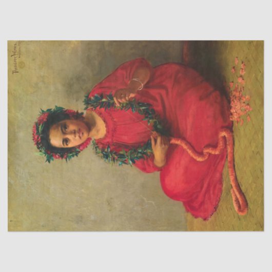 De Lei Maker van Theodore Wores Tissuepapier (Voorkant)