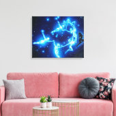 De leiades canvas afdruk (Insitu (Woonkamer))