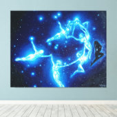 De leiades canvas afdruk (Insitu (Houten vloer))