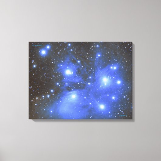 De leiades (M45) Canvas Afdruk (Voorkant)