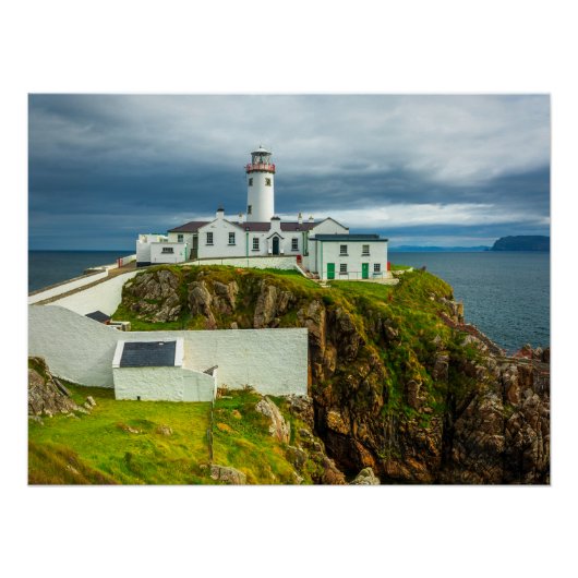 De leidende baken van de Wild Atlantic Way Perfect Poster (Voorkant)