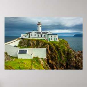 De leidende baken van de Wild Atlantic Way Poster