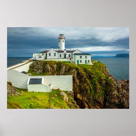 De leidende baken van de Wild Atlantic Way Poster (Voorkant)