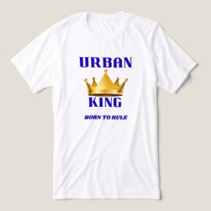 DE LEIDER KONINKLIJKE BLAUWE WITTE STADSGRAPHIC HE Tri-Blend SHIRT