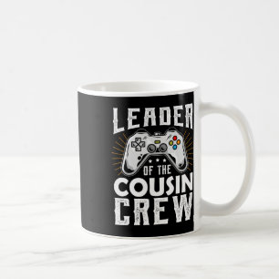 De leider van de neef Crew Kinder Shirt Video Game Koffiemok
