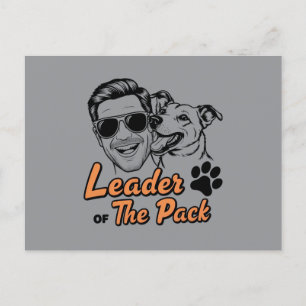 De leider van het Briefkaart - Dog Dad Vaderdag