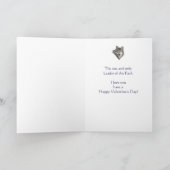 De Leider van het liefje van de Wolf Valentijn van Feestdagen Kaart (Binnen)