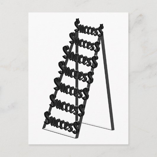 De leider van het Succes Briefkaart (Voorkant)