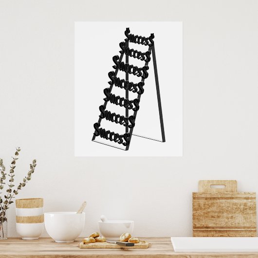 De leider van het Succes Poster (Keuken)