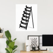 De leider van het Succes Poster (Thuiskantoor)