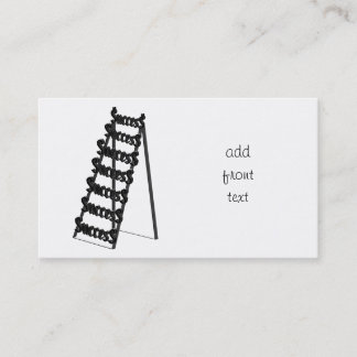 De leider van het Succes Visitekaartje