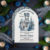 De leider van onze roedel Wolf 90ste verjaardagsfe