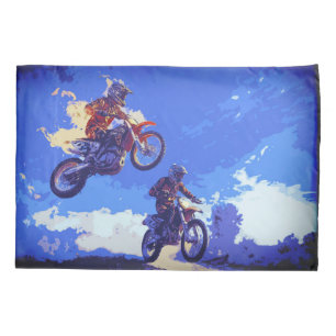 De leiding nemen - Motorcross Racers Kussensloop