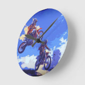 De leiding nemen - Motorcross Racers Ronde Klok (Hoek)