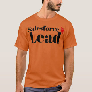 De leiding van de Salesforce T-shirt