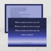 De leiding van God | Een cursus in wonderen, platt Briefkaart (Voorkant / Achterkant)