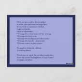 De leiding van God | Een cursus in wonderen, platt Briefkaart (Achterkant)