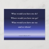 De leiding van God | Een cursus in wonderen, platt Briefkaart (Voorkant)