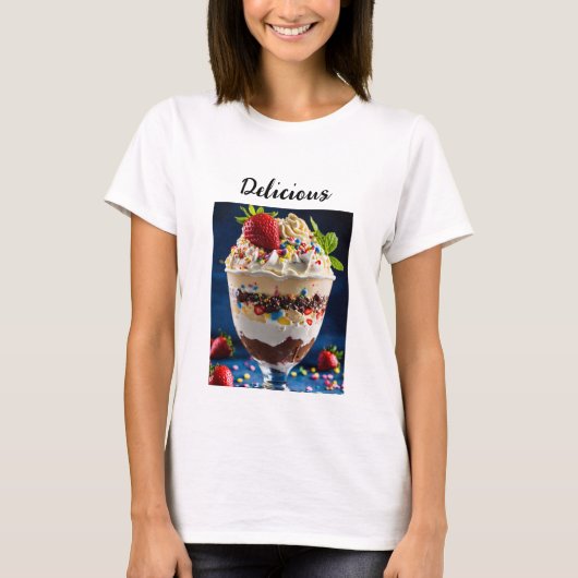 De lekkerste Ice Cream Sundae ooit T-shirt (Voorkant)