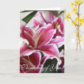 De Lelie van de dromer Kaart (Gele Bloem)