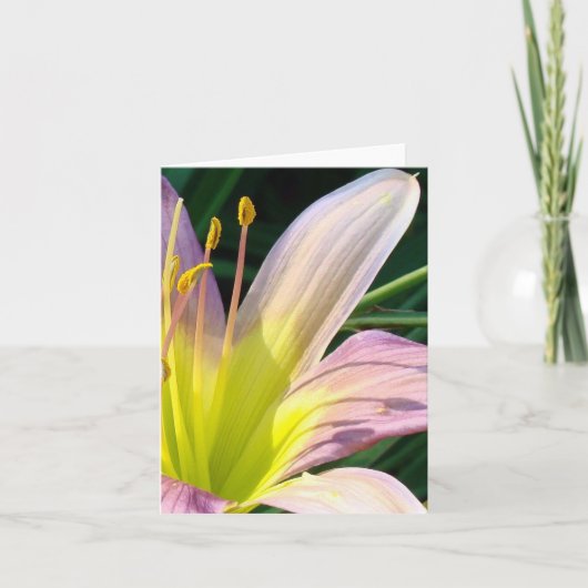 De Lelie van de goedemorgen!  Notecard Kaart (Voorkant)