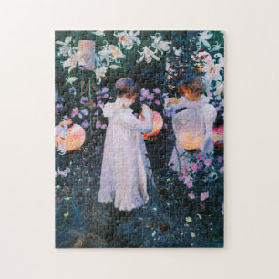 De Lelie van de Lelie van de Anjer van John Singer Legpuzzel