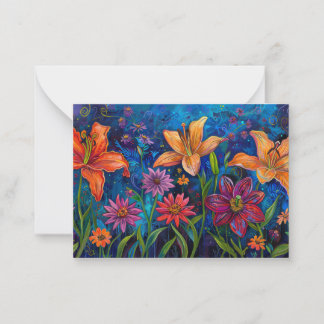 De Lelies van het Veld Notitiekaartje