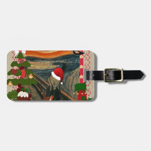 de lelijke kerst van de roemenen bagagelabel (Voorkant horizontaal)