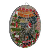 de lelijke kerst van de roemenen dartbord (Voorkant Links)