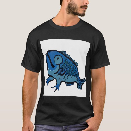De lelijke kikker vis t-shirt (Voorkant)