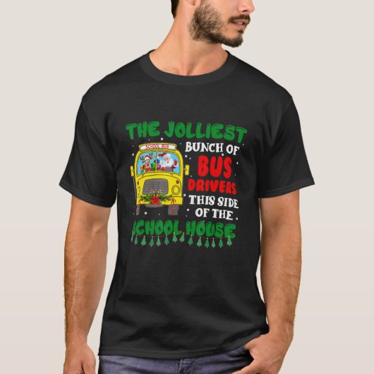 De lelijkste bunch van de bus-kerstschool t-shirt (Voorkant)