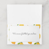 De Lemon Place-kaart Plaatskaartje (Binnenkant ongevouwen)