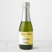De Lemon Spritz Vrijgezellenfeest Mini Fles Sparkling Wijnetiket (Voorkant)
