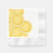 De Lemon Spritz Yellow Party Servet (Voorkant)