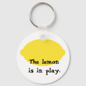 De Lemon zit in Play Sleutelhanger (Voorkant)