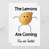 De Lemons komen eraan! Kaart (Voorkant / Achterkant)
