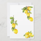 De Lemons van de waterverf gelukkig altijd na Part Kaart (Achterkant)