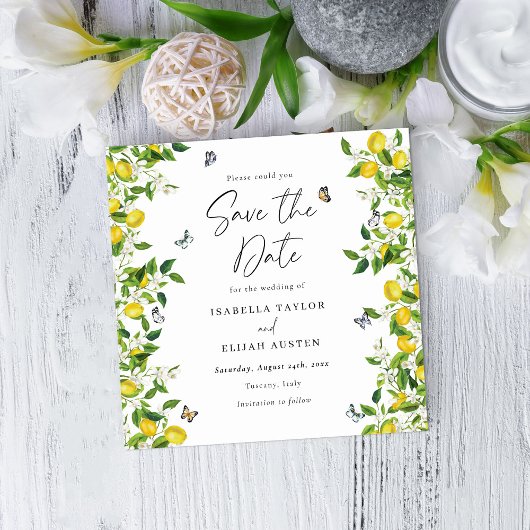 De Lemons van de zomer sparen de Datum