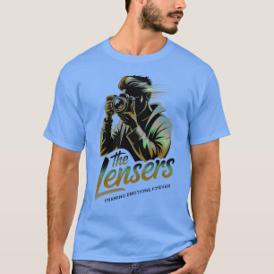 De Lensers Fotograaf Silhouet Emotie Kaderen T-shirt