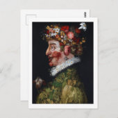De lente, Arcimboldo Briefkaart (Voorkant / Achterkant)