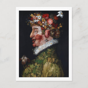 De lente, Arcimboldo Briefkaart