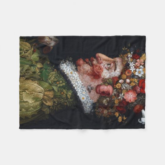 De lente, Arcimboldo Fleece Deken (Voorkant (Horizontaal))