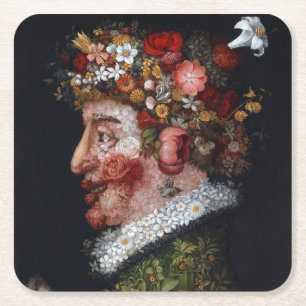 De lente, Arcimboldo Kartonnen Onderzetters