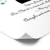 De lente barst vandaag, voor Christus... Gedicht Poster (Hoek)