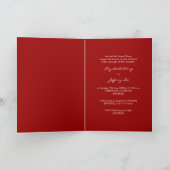 De lente bloeit het Dubbele Chinese Huwelijk van Feestdagen Kaart (Binnen)